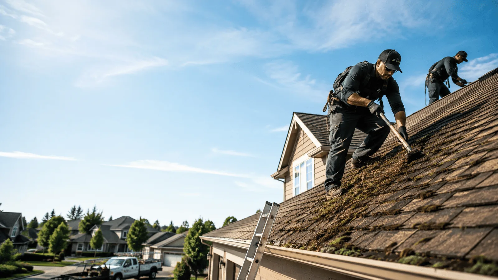Roof Moss Removal in Eldena, IL near me